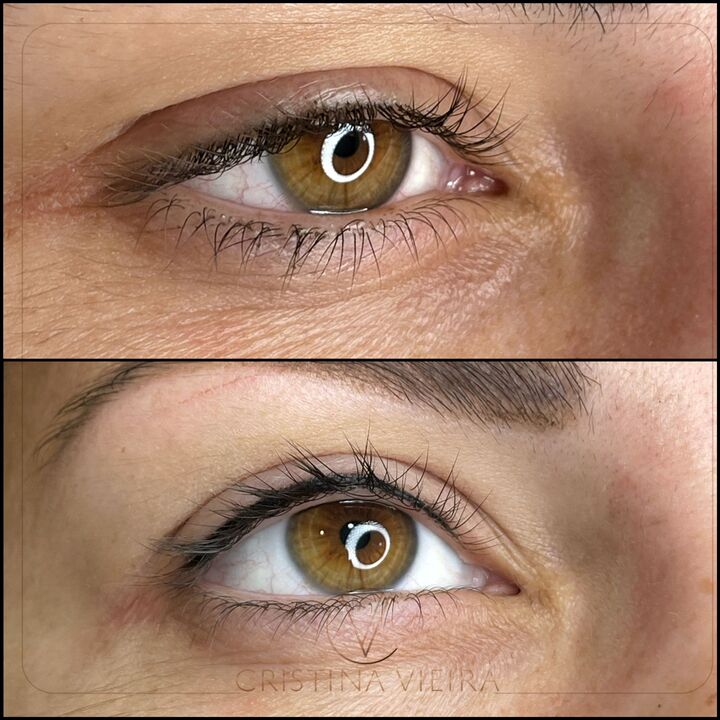 antes despues cristina vieira lash liner