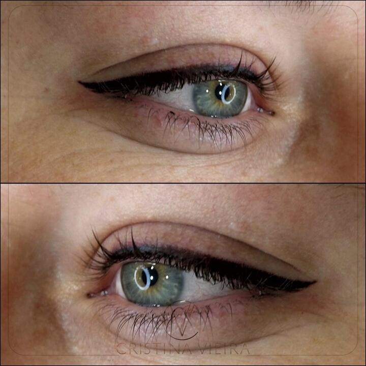 relleno eyeliner cristina vieira resultados